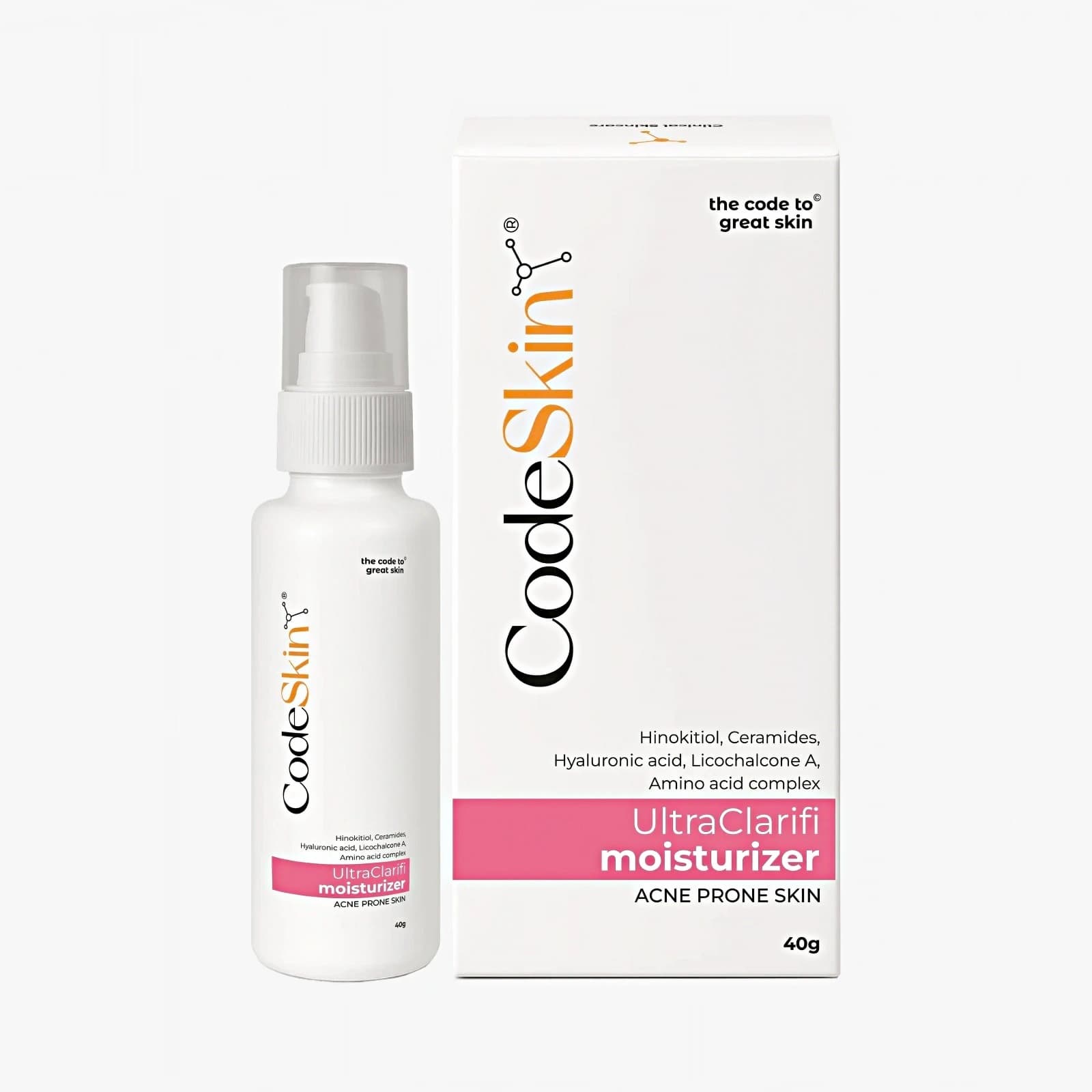 CodeSkin launches the UltraClarifi Moisturizer for acne-prone skin