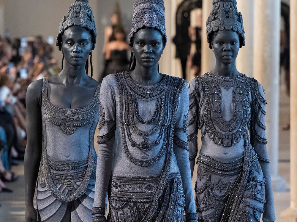 Rahul Mishra's 'Devi' carves India's goddesses into Paris couture