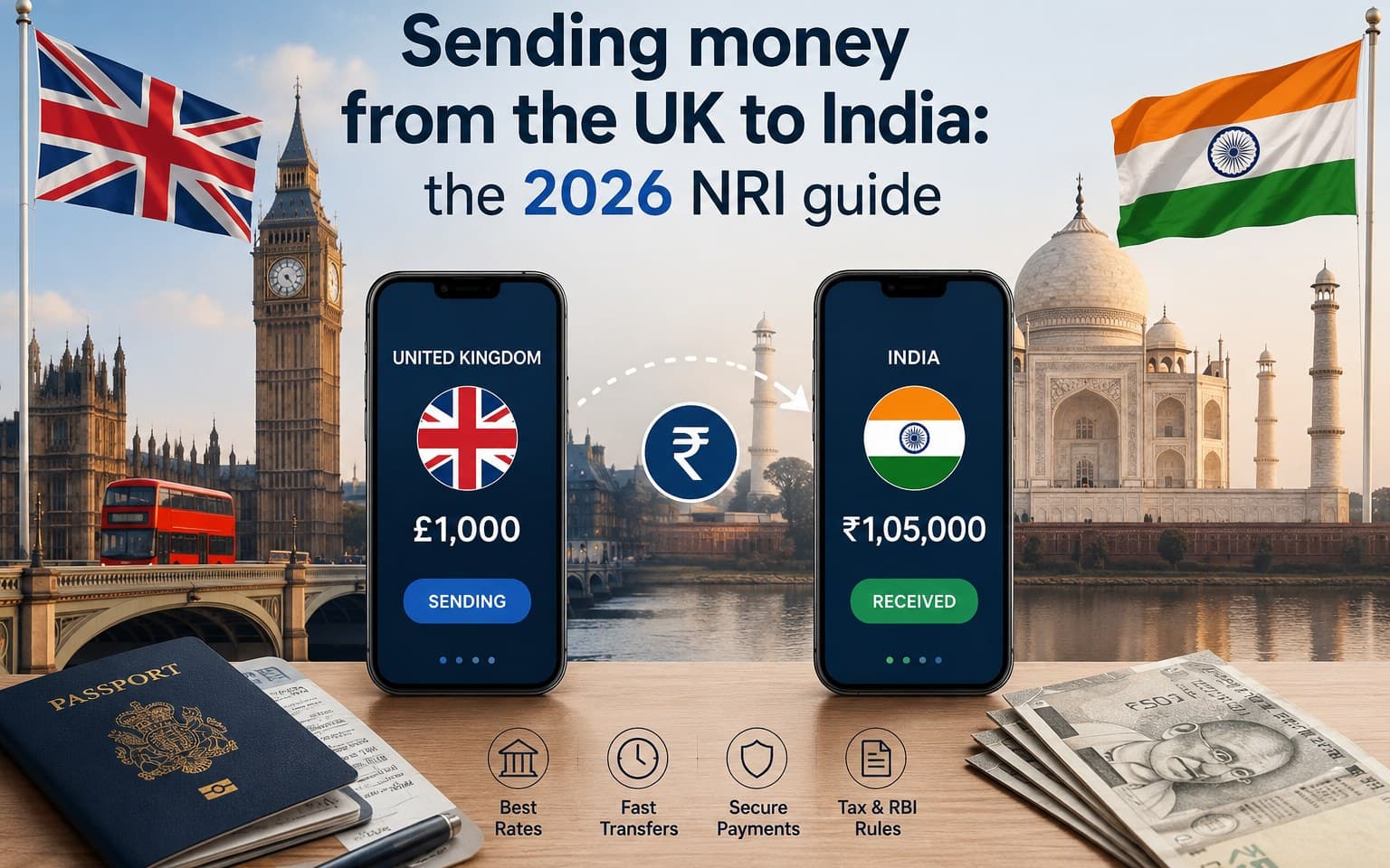 Sending money from the UK to India: the 2026 NRI guide